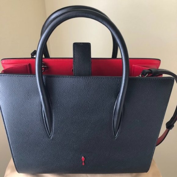 Paloma medium - Top handle bag - Grained calf leather and  Christian Louboutin Paloma Medium Calf Empire Tote